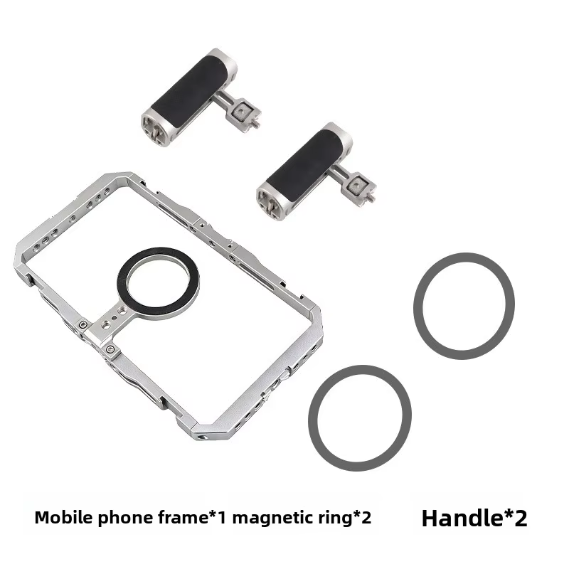 Cadre métallique magnétique double face pour téléphone