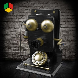 QS oyuncak 718 adet Retro telefon anında kamera koleksiyonu seviye yapı tuğla blok setleri oyuncaklar yetişkin için - Product Image 1