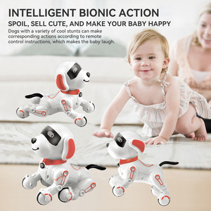 HW Hot Selling Fernbedienung Hundes pielzeug Rolling-Ove Smart Programmable Walking Dancing RC Hunde roboter für Kinder - Product Image 5