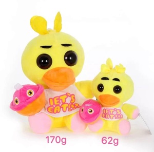 DL1231230 Pp pamuk kısa Freddy ches beş gece Freddy Freddy Fnaf Freddy peluş oyuncaklar sıcak birçok renk hediye Opp torba Gp Unisex - Product Image 5