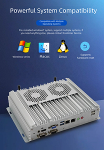 9-36V Wide Voltage Industrial PC Mini Box Fan <strong>Windows</strong> 11 Intel I3 4160T 128GB SSD High Consumption <strong>Embedded</strong> Mini Box <strong>Computer</strong> - Product Image 5