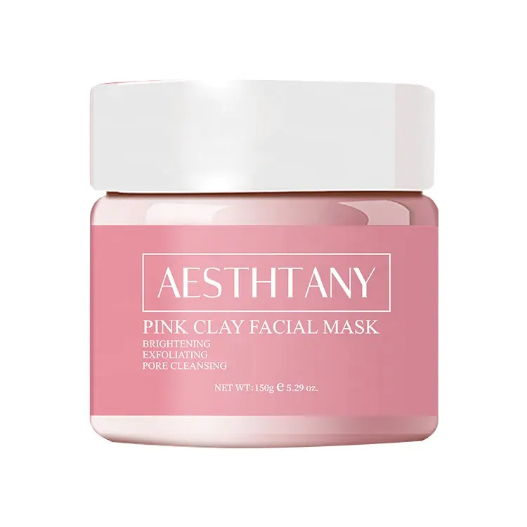 Fabricants ventes directes Oem Rose biologique nettoyage boue exfoliante masque d'argile Rose français