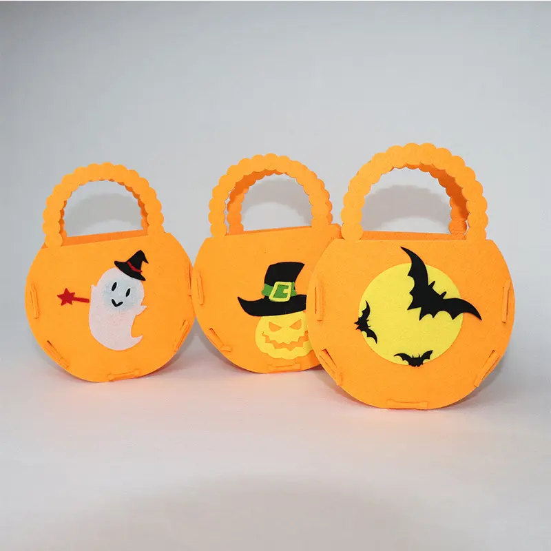 Bolsas de dulces de regalo para niños de Halloween, accesorios de Halloween, bolsas de mano al por mayor, bolsas no tejidas