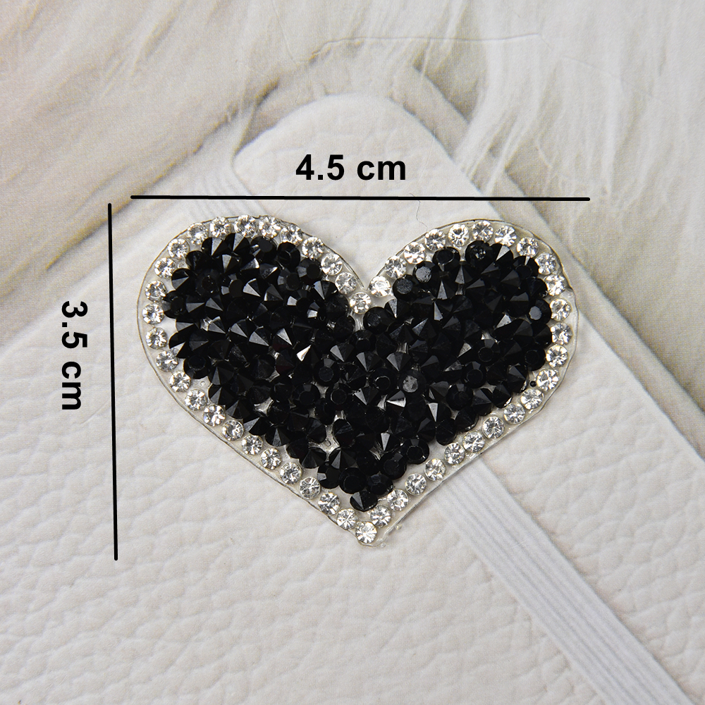 4,5x3,5 cm negro