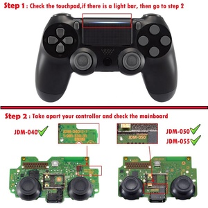 EXtremeRate Gamepad Hombro Cara Dpad Flashshot Botones Stop Kit de clic táctil completo Mod personalizado para controlador PS4 Juegos delgados - Product Image 6