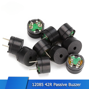 Cicalino passivo 12MM x 8.5MM 12085 42R resistenza 3V 5V 9V 12V in uso comune Mini cicalini piezoelettrici Kit per Arduino - Product Image 1