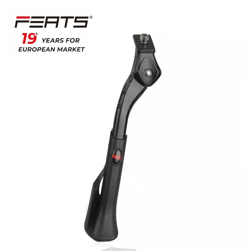 FERTSは22-28 "ホイールに適合6cm調整可能な合金および鋼中央自転車キックスタンド電子自転車用