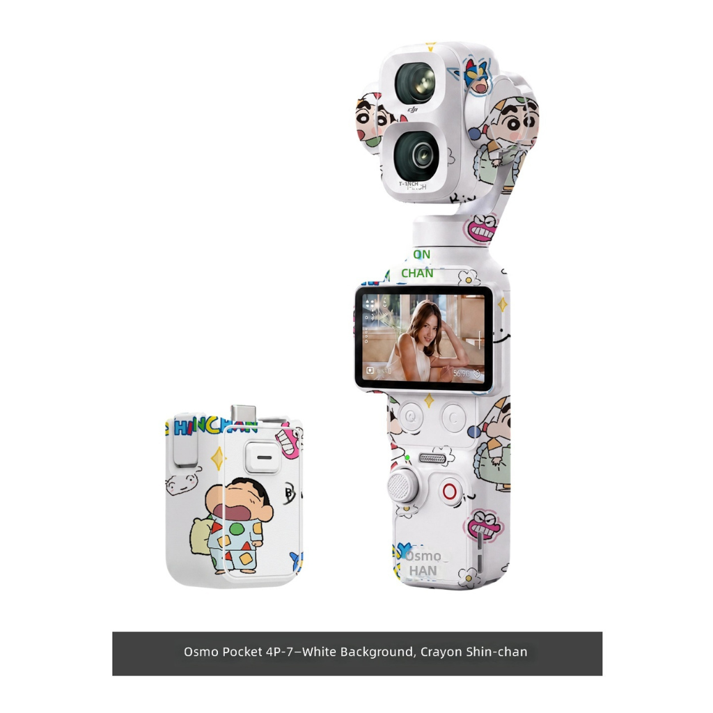 Osmo Pocket 4P-7-White Background, Crayon Shin-chan