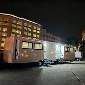 20/40ft di động xây dựng trang web văn phòng Trailer với phòng tắm văn phòng di động trên bánh xe trung tâm chỉ huy văn phòng Trailer - Product Image 4