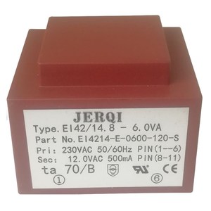 Factory Supply 5.0VA Pcb Mounting <strong>Transformer</strong> <strong>EI42</strong>/14.8 220V to 12V Pulse <strong>Transformer</strong>
