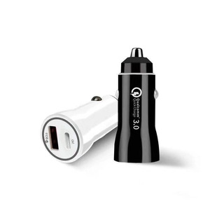 38W evrensel araba şarjı çakmak soket adaptörü hızlı şarj PD 20W tipi C 18W QC 3.0 çift Usb cep telefonu şarj - Product Image 1