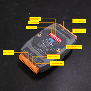 Unidad de Adquisición de Datos Analógica, Módulo RS485 Modbus Rtu de 4/8 Vías, 24 Bits, 4-20ma/0-10V/0-5V/0-20ma, de Vías - Product Image 1