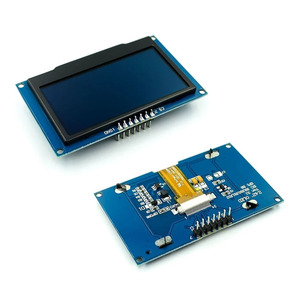 0,91 0,96 1,3 1,54 2,42 Zoll IIC Seriell Weiß Blau Gelb OLED LCD LED-Anzeige modul 128 X64 I2C LCD-Bildschirm für Arduino