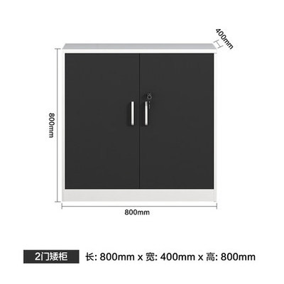 Double-door low cabinet