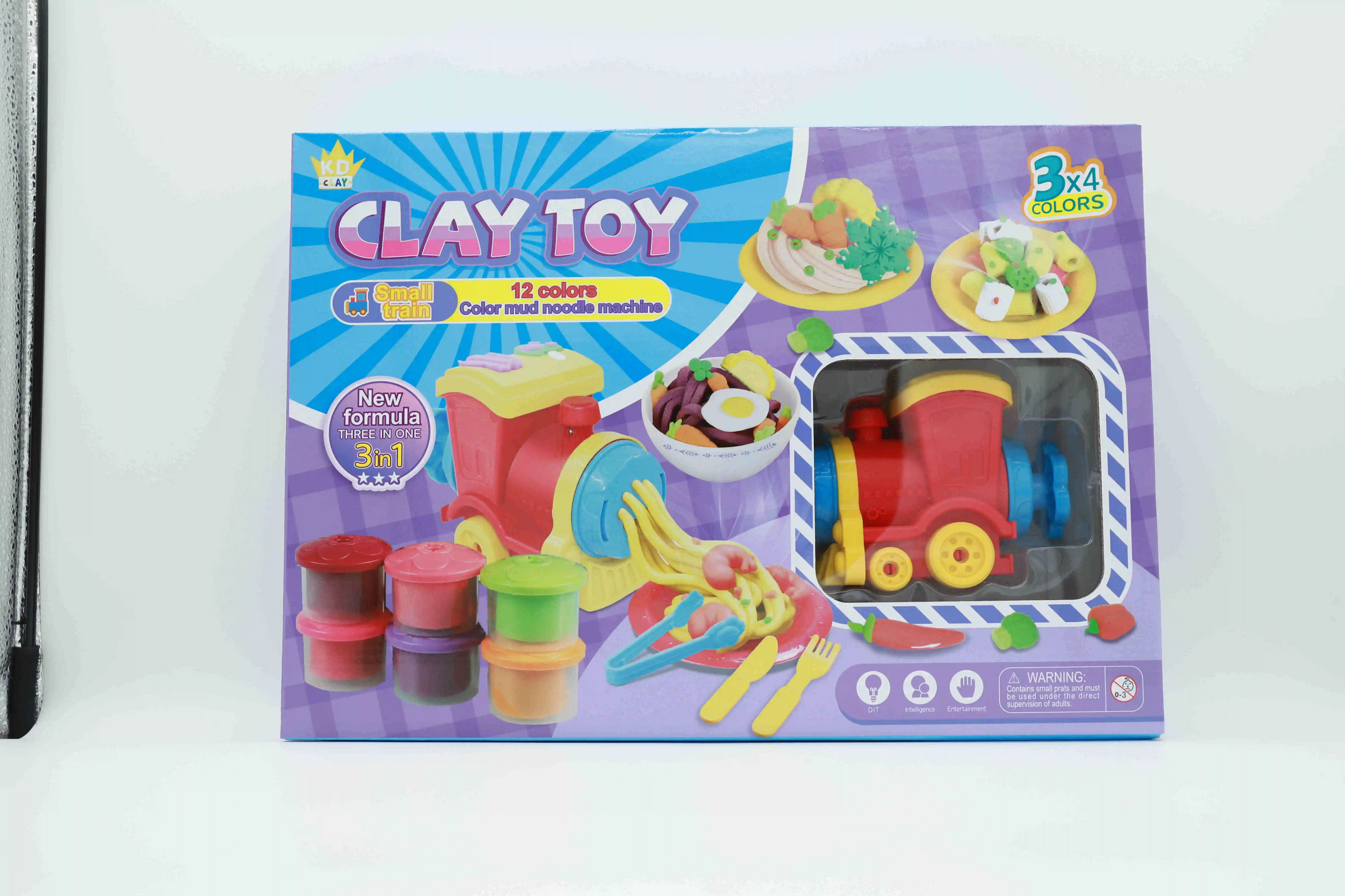 Multifunction Toy Clay Shape Ice Cream Truck slime kit Colourful Bulk Natural Organic Play Dough Set Kids