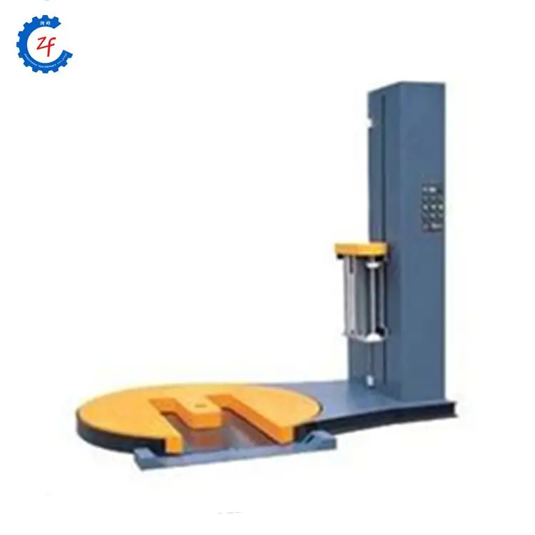 Airport baggage pre stretch plastic thin film tray packing winding packaging machine(whatsapp/wechat:008613782789572)