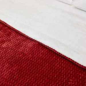 Siêu mềm hai lớp Sherpa san hô lông cừu chăn ném flannel chăn với sọc - Product Image 4