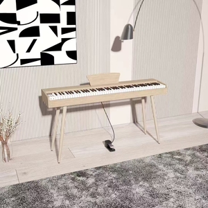Teclado electrónico de 88 teclas de piano digital inteligente profesional con compatibilidad MIDI de sensibilidad de velocidad - Product Image 4