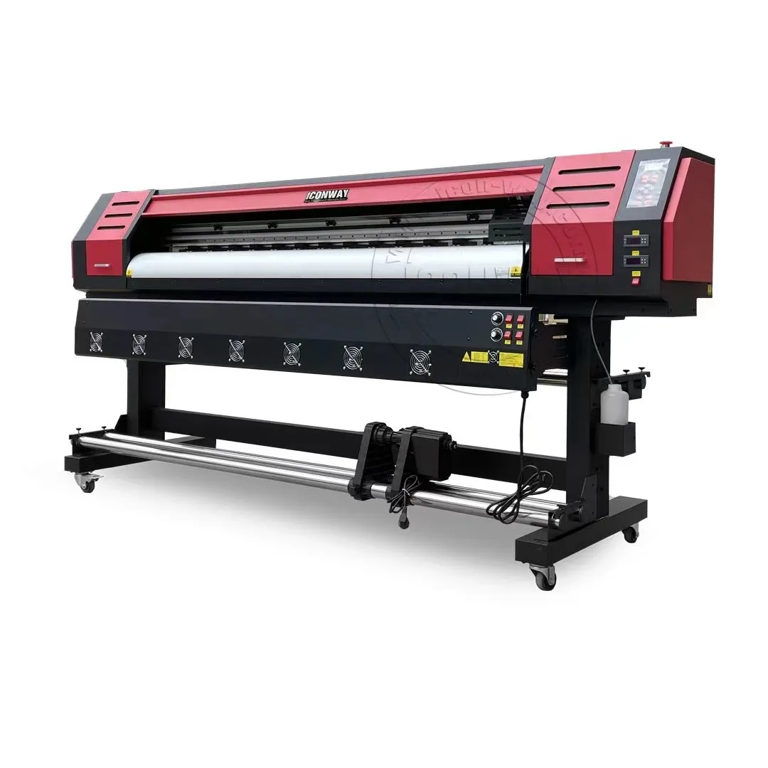 Impresora de sublimación de tinta de transferencia de calor modelo rojo