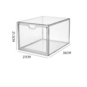 Stackable rõ ràng Sneaker lưu trữ Organizer từ giày hiển thị trường hợp <span class=keywords><strong>Acrylic</strong></span> Hộp cho giày - Product Image 5