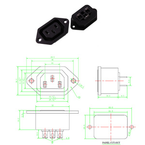 Universal 3p+e Multifunction <strong>Socket</strong> Module with Shutter Protection 10A Industrial Power &amp; Wall <strong>Socket</strong> for Floor Use - Product Image 5