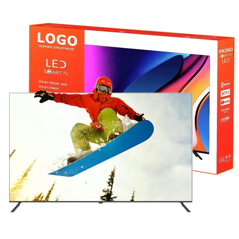 Televisione 32 40 43 50 55 60 pollici cina Smart Android LCD LED Tv 4K Smart Television Smart TV LED ad alta definizione