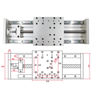 HLTNC XYZ軸リニアガイドレール、HGR20付きHGH20CA 1605 1610 for nema 23 34 2432モータースライディングテーブルリニアモジュールforCNC - Product Image 2