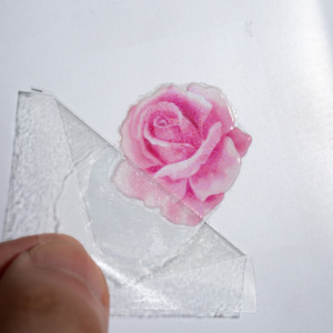 転写印刷永久粘着包装ラベルステッカー防水ビニールカスタムロゴ3DVv転写ステッカー - Product Image 5