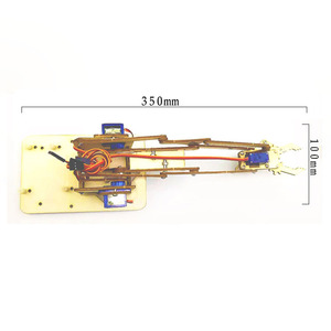 SG90 MG90S 4 DOF Unzusammenfassend Acryl Mechanischer Arm Roboter Manipulator Klauen hersteller Pädagogisches Lernen DIY Kit Roboter