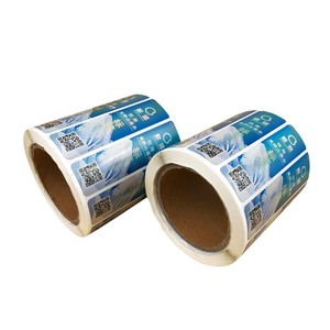 สติกเกอร์ไวนิลพิมพ์ลายแบบไดคัทแบบใส PVC PP UV สำหรับฉลากไวน์น้ำแบบไวนิล - Product Image 1