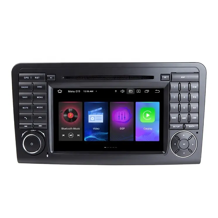 RoadNavi 2 Din Android 11 para Mercedes Clase R W251 R280 R300 R320 R350 R500 auto Radio estéreo DVD de navegación GPS WIFI