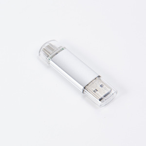 แฟลชดิสก์แบบใช้คู่สำหรับโทรศัพท์มือถือคอมพิวเตอร์ USB ชนิด C 2.0 3.0 1GB 128GB แท่งโลหะ USB ของขวัญ U Disk - Product Image 5