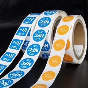 13.56MHz nfc çip N215 nfc etiket/etiket/etiket özel logo nfc sticker protokolü iso14443a etiketi - Product Image 3