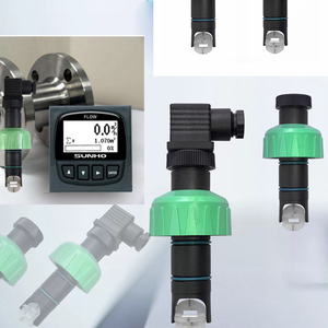 DN10 DN15 DN40 DN80 DN100 DN200 Pipeline <strong>Insertion</strong> Type Paddle Wheel Flow Impeller Sensor With NPN <strong>Pulse</strong> <strong>Output</strong> for Water - Product Image 2