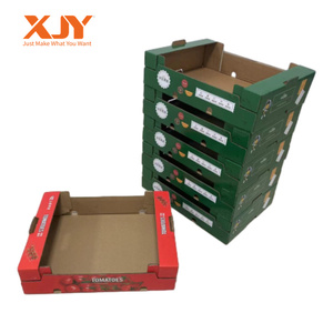 XJY กล่องผลไม้กล่องจัดส่งแอปเปิ้ลบรรจุภัณฑ์กล่องกระดาษแข็งสําหรับผักและผลไม้ - Product Image 2