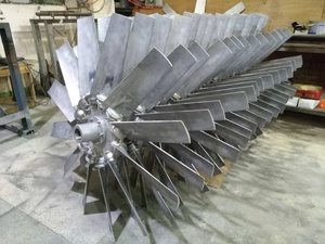 集成风扇的高性能可调轴流叶轮风扇叶片流涡轮叶轮 - Product Image 5