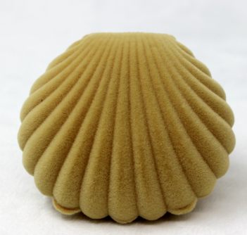 Albaricoque shell box 6.8x5.5x3cm