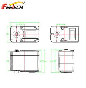 Akıllı Servo Motor SCS215 çizim Robot 18KG seri kontrol otobüs Servo insansı Robot/akıllı kontrolör Arduinox robot