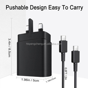 タイプCケーブル付きSamsungS24 Chargeur Rapide用Snellader Oplader 45W充電器CargadoresSamsung充電器 - Product Image 4