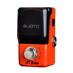 JOYO JF-305 AT ไดรฟ์เหยียบเอฟเฟกต์กีตาร์ขับเกินการบีบอัดในตัวสูงต่ํา EQ กีตาร์เหยียบพร้อมเอฟเฟกต์บลูซี่ย์ขับเกิน