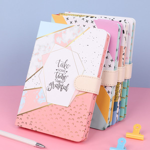 Commercio all'ingrosso A5/A6 taccuino di affari Logo personalizzato stampato stile copertina rigida tessuto PP circolare fibbia magnetica diario blocco note blocco note - Product Image 2