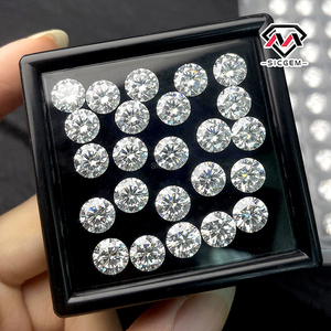 Loose <strong>Moissanite</strong> Stone <strong>Round</strong> <strong>Cut</strong> Shape White Color VVS1 3mm To 18mm China Gemstone Supply Factory Wholesale - Product Image 2