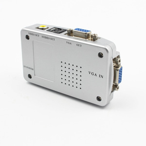 Convertidor de TV VGA portátil a 3 RCA S-Video AV Una salida de señales VGA con función Plug and Play Incluye adaptador - Product Image 4