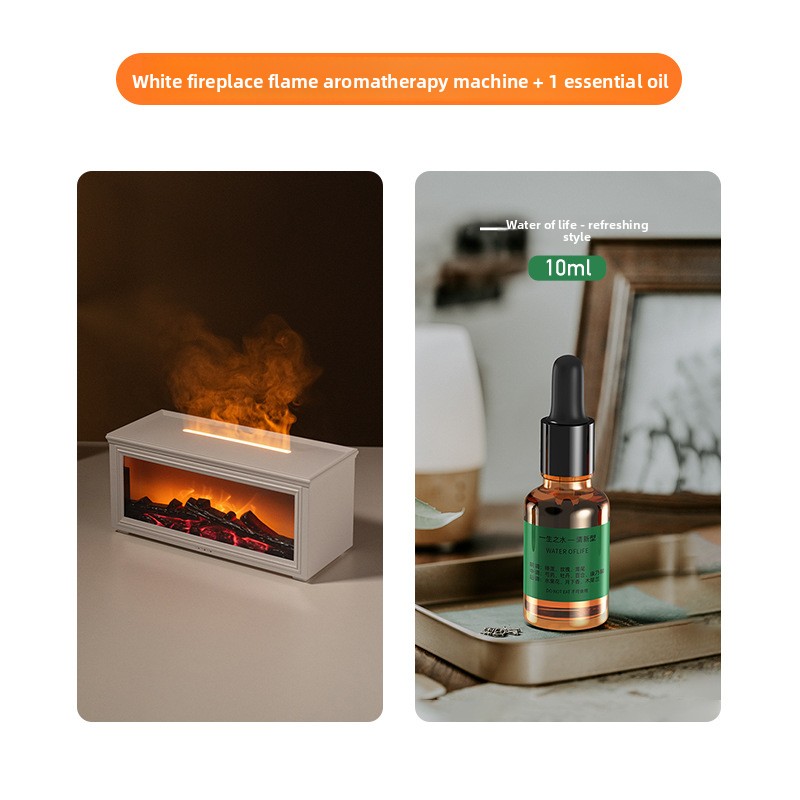 Fireplace model white