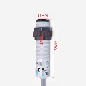 Kedun Fotek Cdt-10mx M18管式相关光电传感器镜面反射所有类型，Npn & Pnp输出Ip66 - Product Image 1