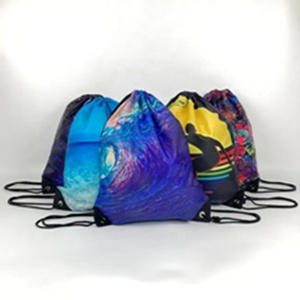 Bolsa impermeable con cordón al por mayor, bolsa profesional con cordón con logotipo, bolsas con cordón de diseñador, mochila personalizada con cordón - Product Image 4