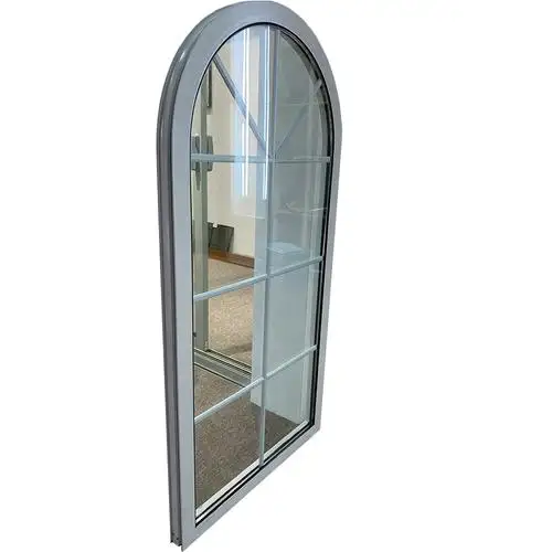 Su misura in alluminio arcuato finestre porte con vetro prezzo all'ingrosso arco superiore porta in alluminio