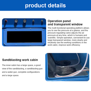 High Quality and Durable Box Type Liquid Blasting Machine Dustless vapor <strong>Blast</strong> Cabinet - Product Image 5