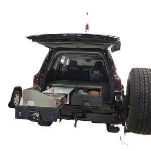 חיצוני בישול אוטומטי רכב מטבח מערכת 4X4 מגירות צורב רכב לבנות קמפינג נייד Kitc עבור טויוטה Landcruiser 200 סדרת 2007 +