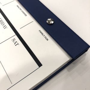 Papel de promoción personalizado A4 de alta calidad, notas postales, planificador semanal mensual, Cubo de notas de recarga, calendario en blanco, Bloc de notas - Product Image 4
